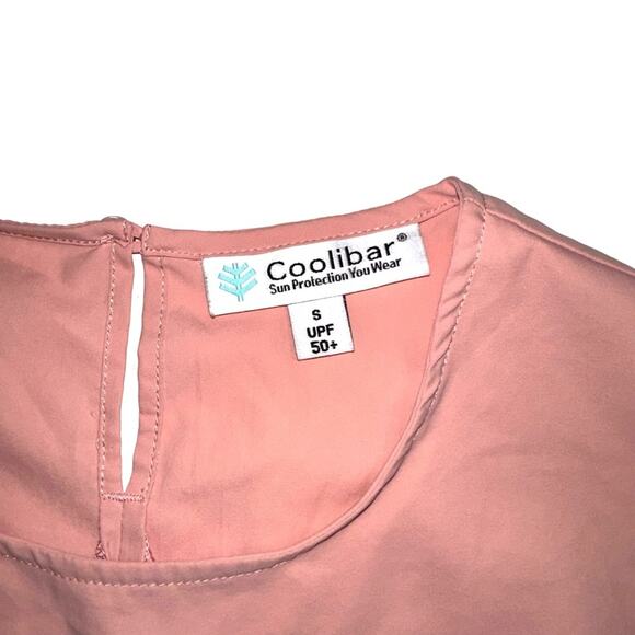Coolibar St Tropez Swing Pink Tank Top UPF 50+ SMALL - Picture 3 of 6